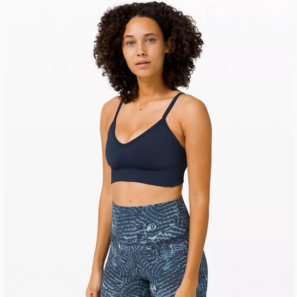lululemon athletica Other - Lululemon Ebb to Street Bra True Navy Sz 12